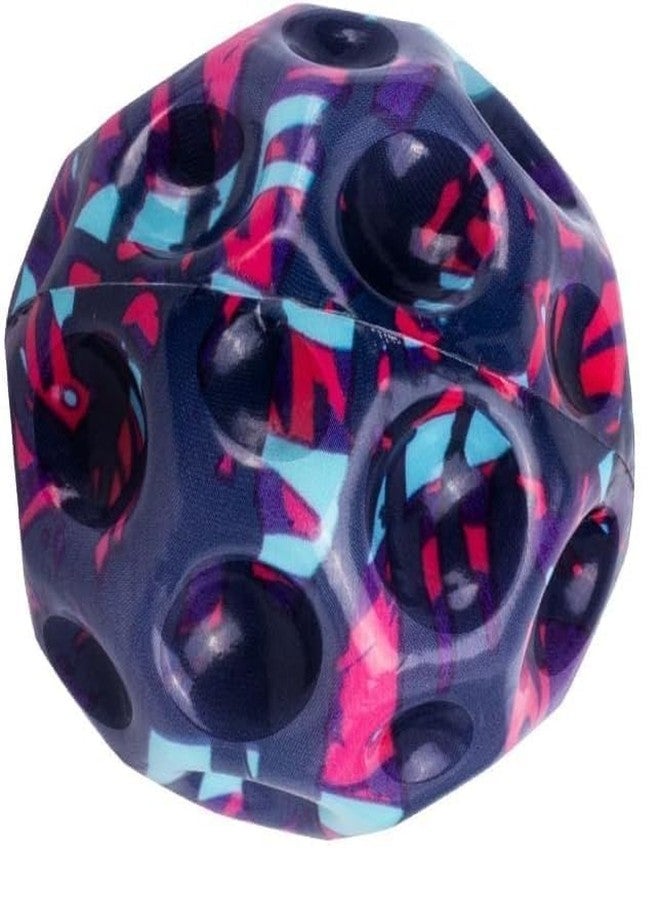 LANLOY Rubber Moon Bouncy Coral Kickball Anti Stress Ball Pop Bouncing Space Ball Sports Training Ball Children's Sensory Ball Easy to Pack of- 1 Multicolour (1, Rainbow Ball) - Image 1